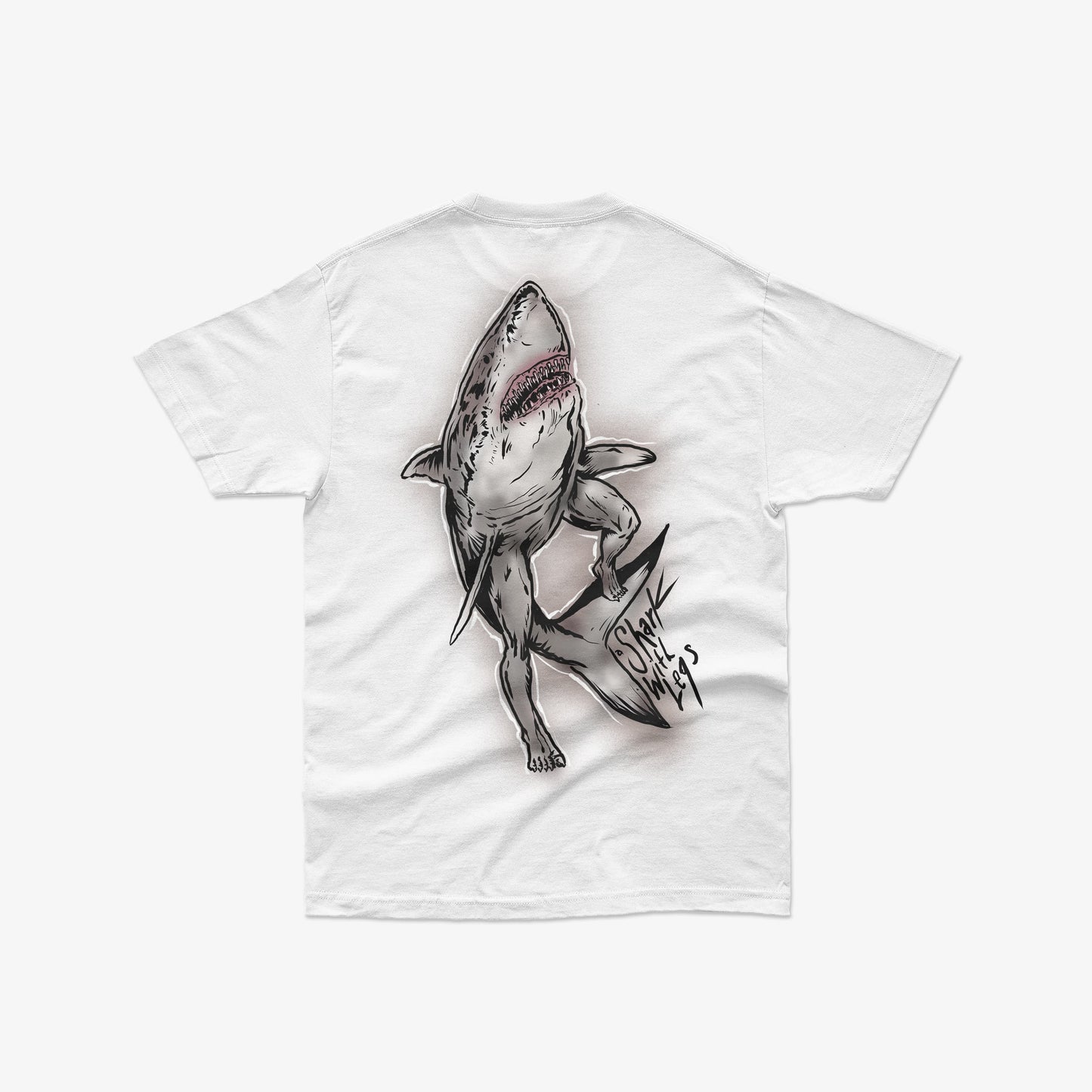 KIL Clothes Wolf with Wings Tee White